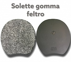 Visani Solette Piane Gomma Feltro