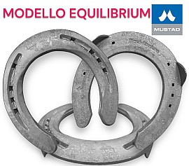 Mustad Ferro EQUI-LIBRIUM  21/23x9 due clip Front