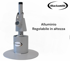 Cavalletto Poggia Piede BLK Alluminio Regolabile Base Tonda