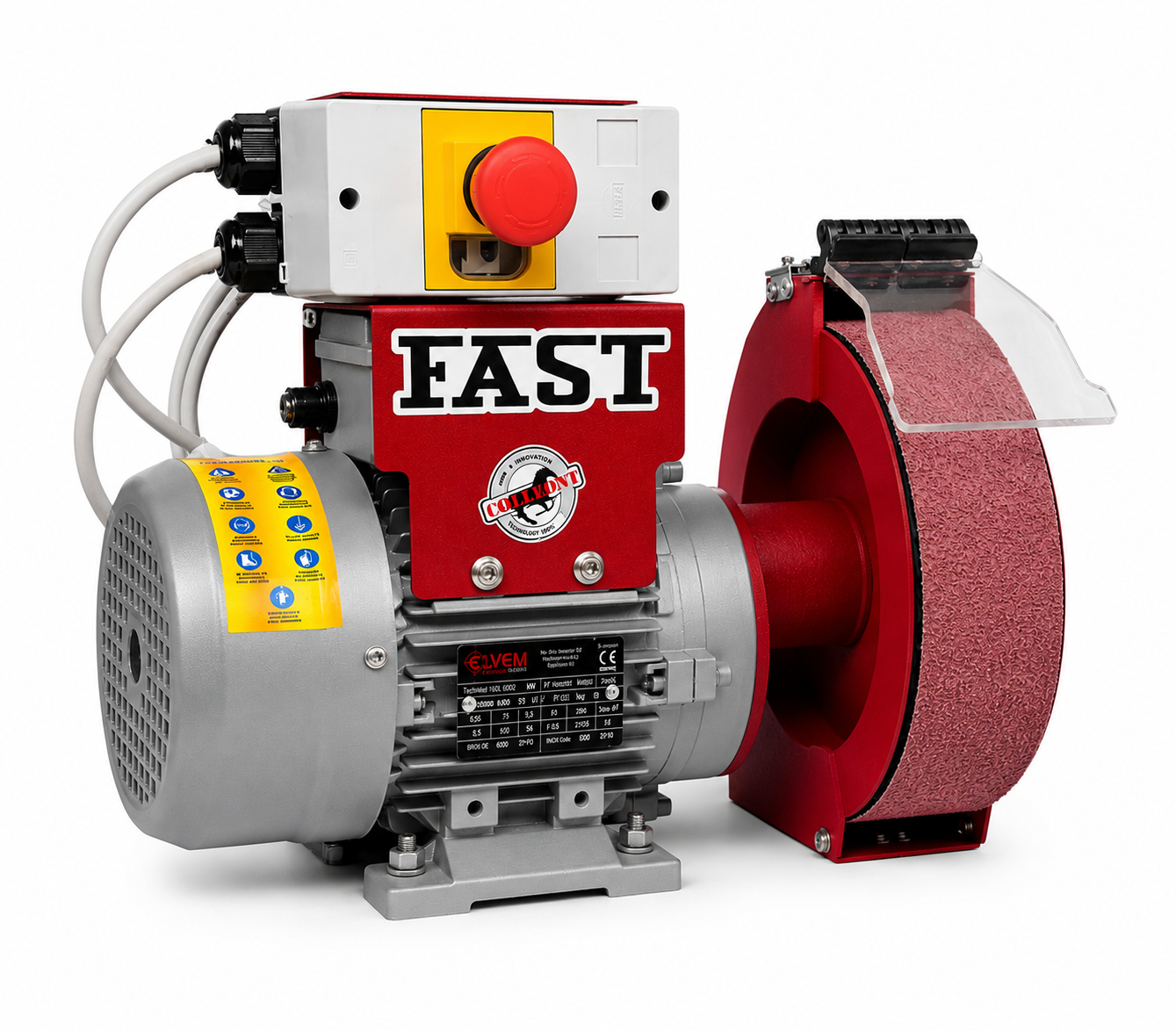 Mola a nastro Elettrica Monoruota Fast Tampone Stretto