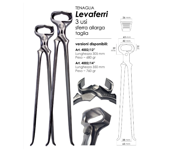 Leva Ferri Taglia Chiodi Allarga Ferri ICAR_1